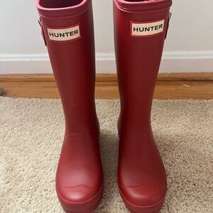 Hunter Classic Red Waterproof Boots